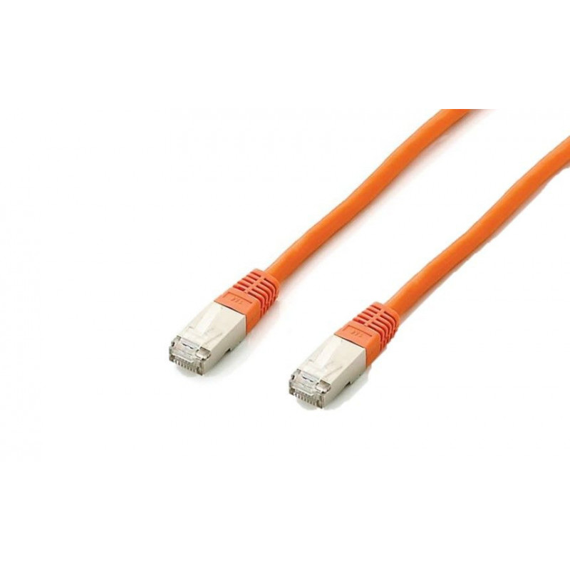 Equip 605677 verkkokaapeli Oranssi 0,5 m Cat6a S FTP (S-STP)