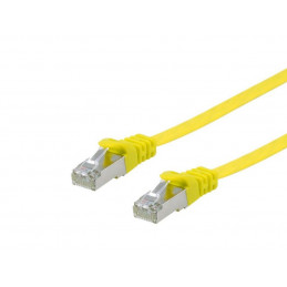 Equip 607667 verkkokaapeli Keltainen 0,5 m Cat6a U FTP (STP)