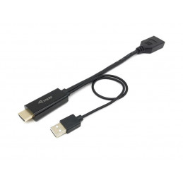 Equip 119039 videokaapeli-adapteri 0,15 m HDMI-tyyppi A (vakio) DisplayPort Musta