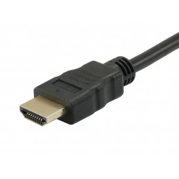 Equip 119322 videokaapeli-adapteri 2 m HDMI DVI-D Musta