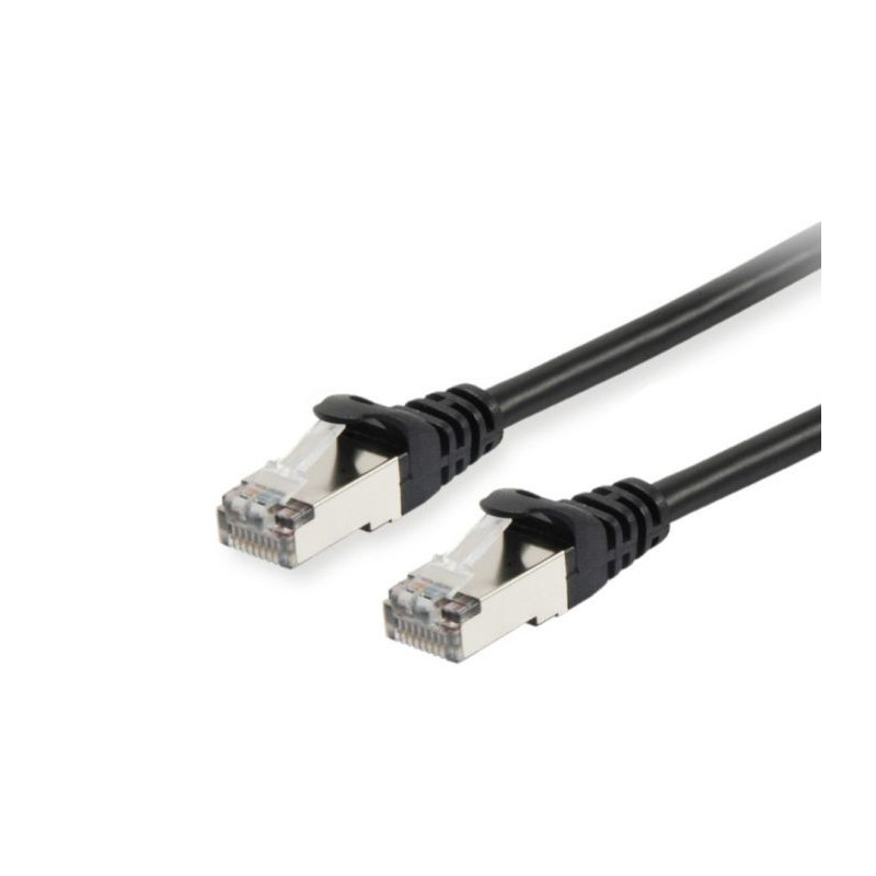 Equip 605597 verkkokaapeli Musta 0,5 m Cat6 S FTP (S-STP)