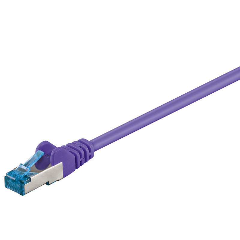 Goobay 94155 verkkokaapeli Purppura 0,25 m Cat6a S FTP (S-STP)