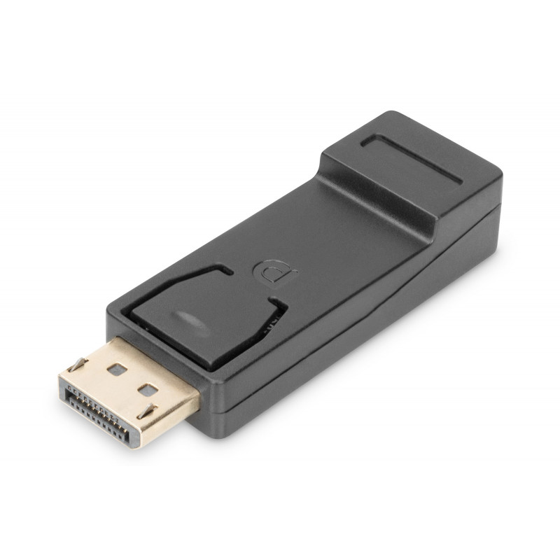 Digitus DisplayPort - HDMI DP HDMI Type A Musta