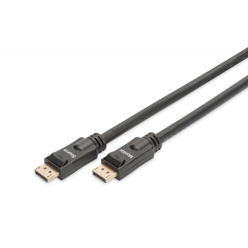 Digitus DisplayPort Anschl.kabel,20m Musta