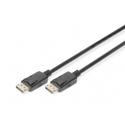 Digitus DB-340100-020-S DisplayPort-kaapeli 2 m Musta