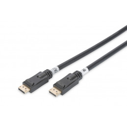 ASSMANN Electronic DisplayPort Anschl.kabel,15m Musta