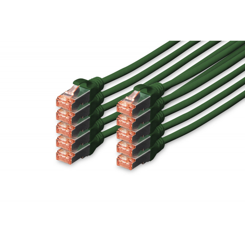 Digitus Professional verkkokaapeli Vihreä 3 m Cat6 S FTP (S-STP)