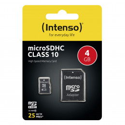 Intenso 4GB MicroSDHC Luokka 10