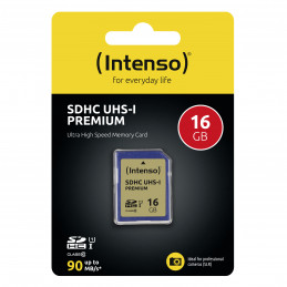 Intenso 3421470 muistikortti 16 GB SDHC UHS-I Luokka 10