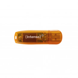 Intenso Rainbow Line USB-muisti 64 GB USB A-tyyppi 2.0 Oranssi