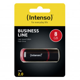 Intenso 8GB USB2.0 USB-muisti USB A-tyyppi 2.0 Musta, Punainen