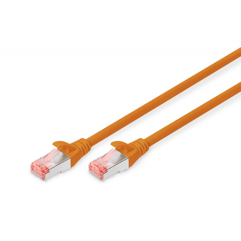 Digitus DK-1644-005 OR verkkokaapeli Oranssi 0,5 m Cat6 S FTP (S-STP)