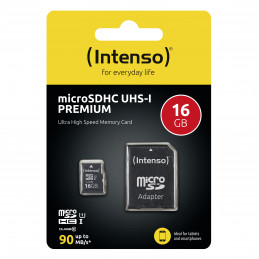 Intenso 16GB microSDHC UHS-I Luokka 10