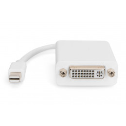 Digitus DB-340406-001-W videokaapeli-adapteri 0,15 m Mini DisplayPort DVI-I Valkoinen