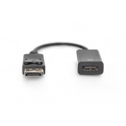 Digitus DB-340415-002-S videokaapeli-adapteri 0,2 m DisplayPort HDMI Musta