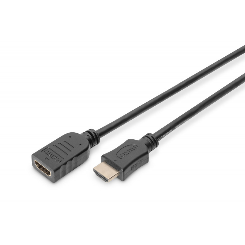 Digitus HDMI 1.4 2m HDMI-kaapeli HDMI-tyyppi A (vakio) Musta