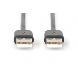 Digitus 5m USB 2.0 A A USB-kaapeli USB A Musta