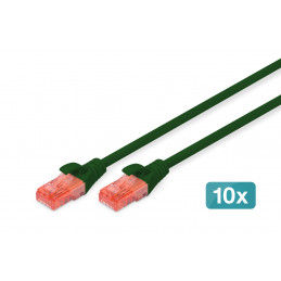 Digitus DK-1617-050-G-10 verkkokaapeli Vihreä 5 m Cat6 U UTP (UTP)