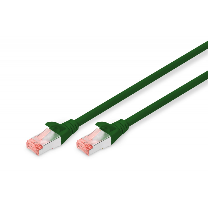 Digitus 2m Cat6 S-FTP verkkokaapeli Vihreä S FTP (S-STP)