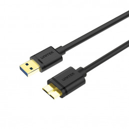 UNITEK Y-C463GBK USB-kaapeli 2 m USB 3.2 Gen 1 (3.1 Gen 1) USB A Micro-USB B Musta