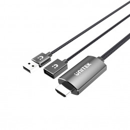 UNITEK M1104A USB grafiikka-adapteri Harmaa