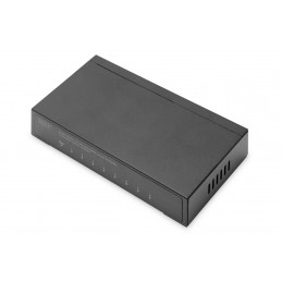 Digitus DN-80066 verkkokytkin Hallitsematon Gigabit Ethernet (10 100 1000) Musta