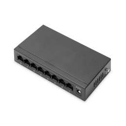 Digitus DN-80066 verkkokytkin Hallitsematon Gigabit Ethernet (10 100 1000) Musta