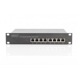 Digitus DN-95331 verkkokytkin Hallittu L2+ Gigabit Ethernet (10 100 1000) Power over Ethernet -tuki Musta