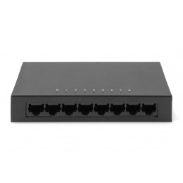 Digitus DN-80069 verkkokytkin Hallitsematon Fast Ethernet (10 100) Musta
