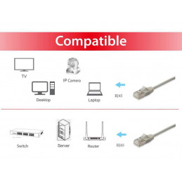 Equip 606121 verkkokaapeli Beige 20 m Cat6a F FTP (FFTP)