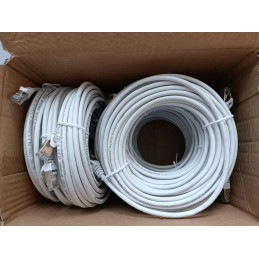 Equip 635516 verkkokaapeli Valkoinen 10 m Cat6 S FTP (S-STP)