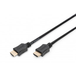 Digitus 3m HDMI AM AM HDMI-kaapeli HDMI-tyyppi A (vakio) Musta