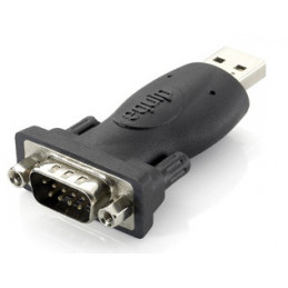 Equip 133382 kaapelin sukupuolenvaihtaja USB A RS-232 Musta