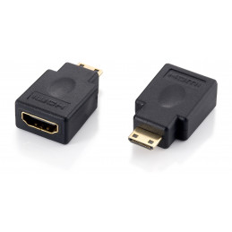 Equip 118914 kaapelin sukupuolenvaihtaja HDMI A HDMI C Musta