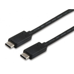 Equip 12888307 USB-kaapeli 1 m USB 2.0 USB C Musta