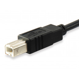 Equip 12888207 USB-kaapeli 1 m USB 2.0 USB B USB C Musta