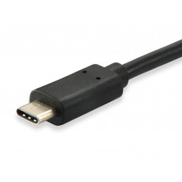 Equip 12888207 USB-kaapeli 1 m USB 2.0 USB B USB C Musta