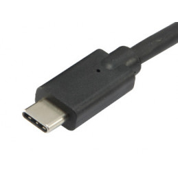 Equip 133468 videokaapeli-adapteri 1,8 m USB Type-C DVI-D Musta