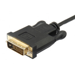 Equip 133468 videokaapeli-adapteri 1,8 m USB Type-C DVI-D Musta