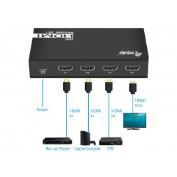 Equip 332725 videokytkin HDMI