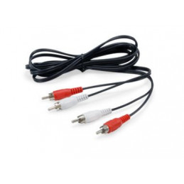 Equip 147094 audiokaapeli 2,5 m 2 x RCA Musta