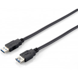 Equip 128399 USB-kaapeli 3 m USB 3.2 Gen 1 (3.1 Gen 1) USB A Musta