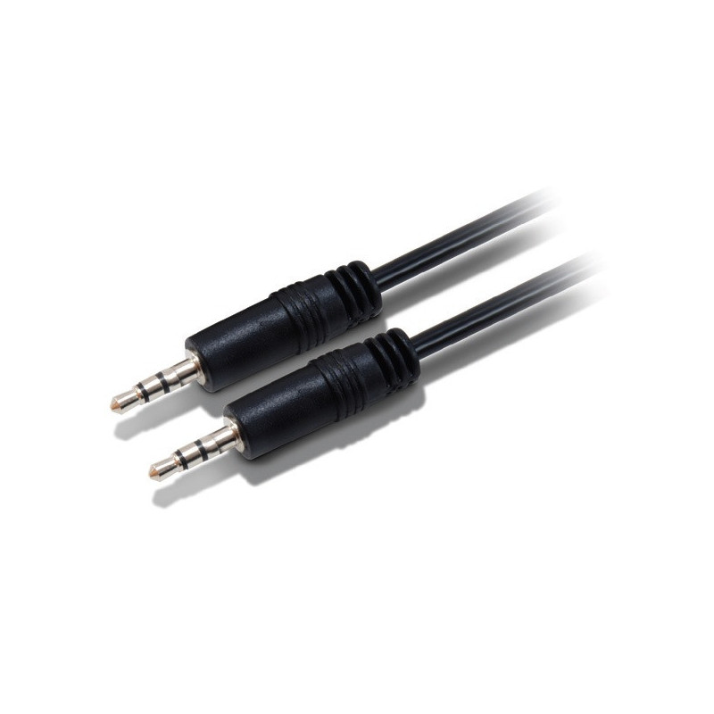 Equip 14708107 audiokaapeli 2,5 m 3.5mm Musta