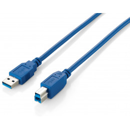 Equip 128293 USB-kaapeli 3 m USB 3.2 Gen 1 (3.1 Gen 1) USB A USB B Sininen