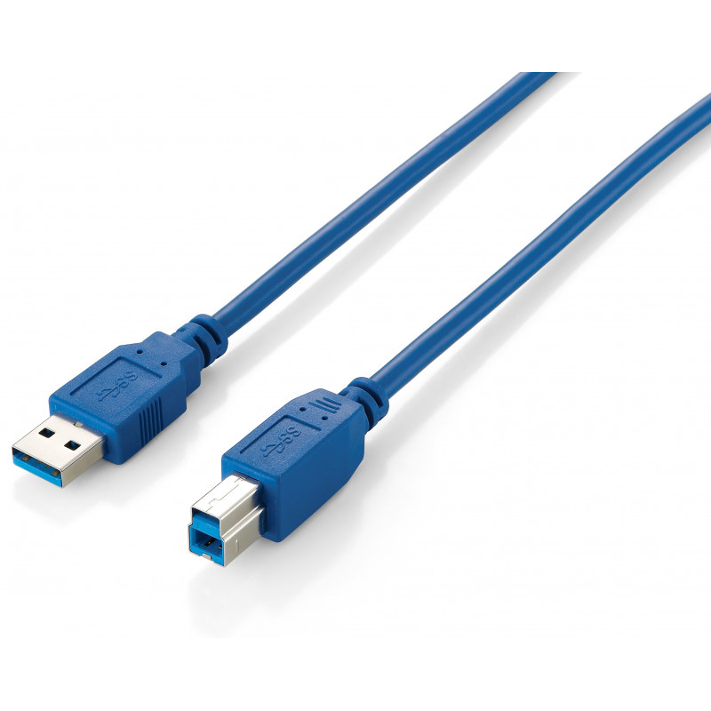 Equip 128292 USB-kaapeli 1,8 m USB 3.2 Gen 1 (3.1 Gen 1) USB A USB B Sininen