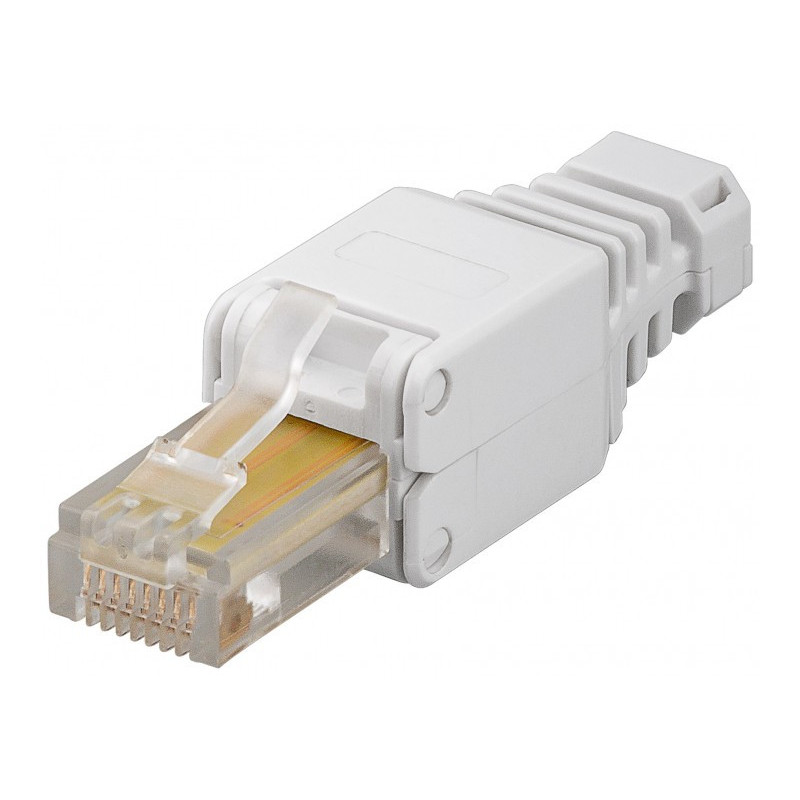 Goobay CAT 5 6 RJ45 liitinjohto Beige