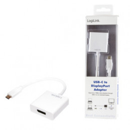 LogiLink CV0109 USB grafiikka-adapteri 3840 x 2160 pikseliä Valkoinen