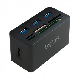 LogiLink CR0042 keskitin USB 3.2 Gen 1 (3.1 Gen 1) Type-A 5000 Mbit s