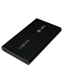 LogiLink UA0041B tallennusaseman kotelo Musta 2.5" USB-virta