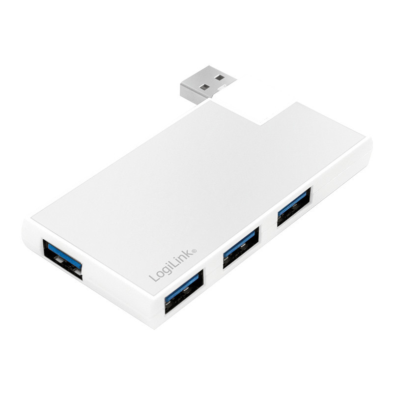 LogiLink UA0303 keskitin USB 3.2 Gen 1 (3.1 Gen 1) Type-A 5000 Mbit s Hopea